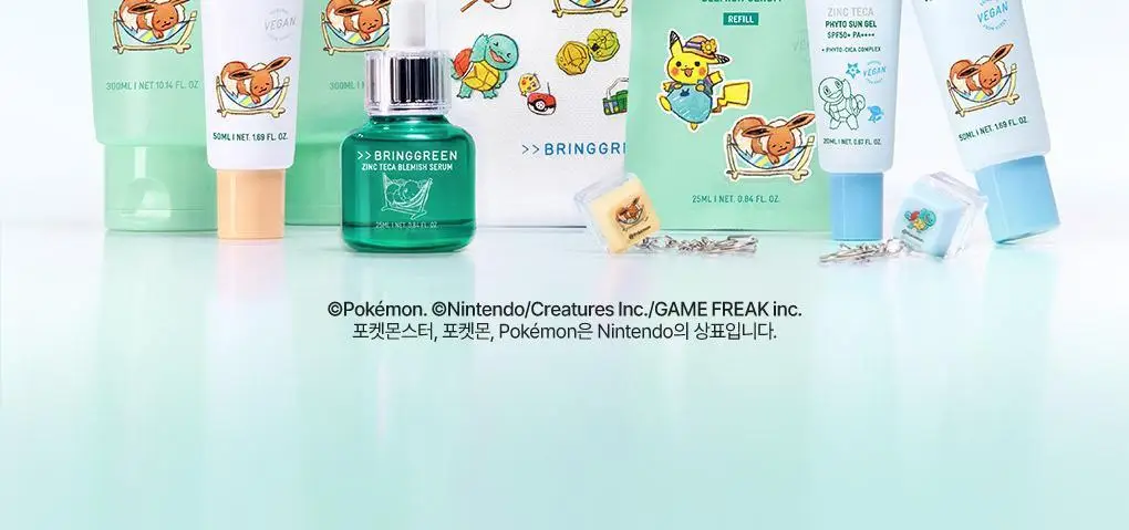 [포켓몬에디션/쿨링진정] 브링그린 알로에 97% 수딩젤 300ml (쿨러기획/2입/단품) 상세페이지 2